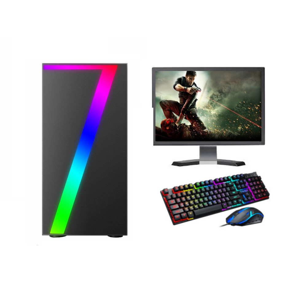 FCS Fast Gaming Intel Quad Core i5 8GB RAM 1TB HDD PC Bundle