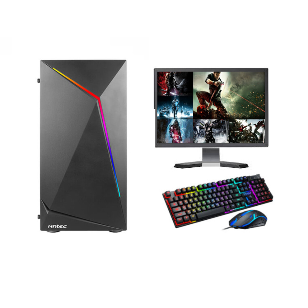 FCS Fast Gaming Intel Quad Core i5 8GB RAM 1TB HDD PC Bundle