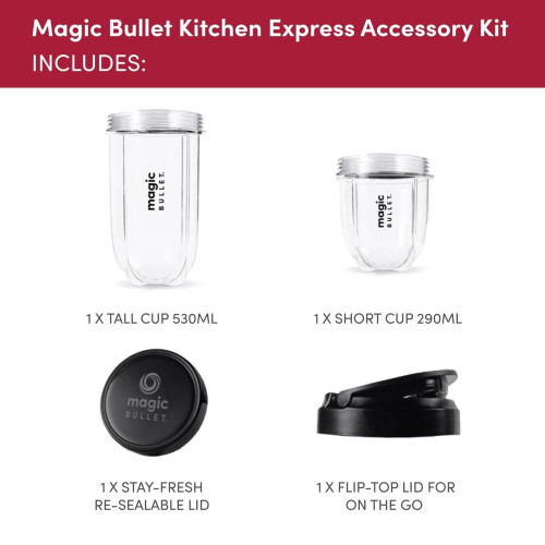 Nutribullet Magic Bullet Kitchen Express Blend Accessory Kit 1