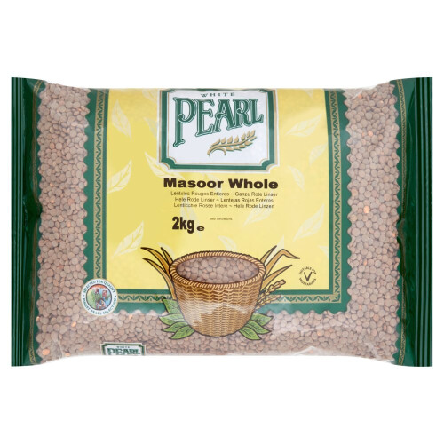 White Pearl Masoor Whole - 2Kg (Pack of 6) 1