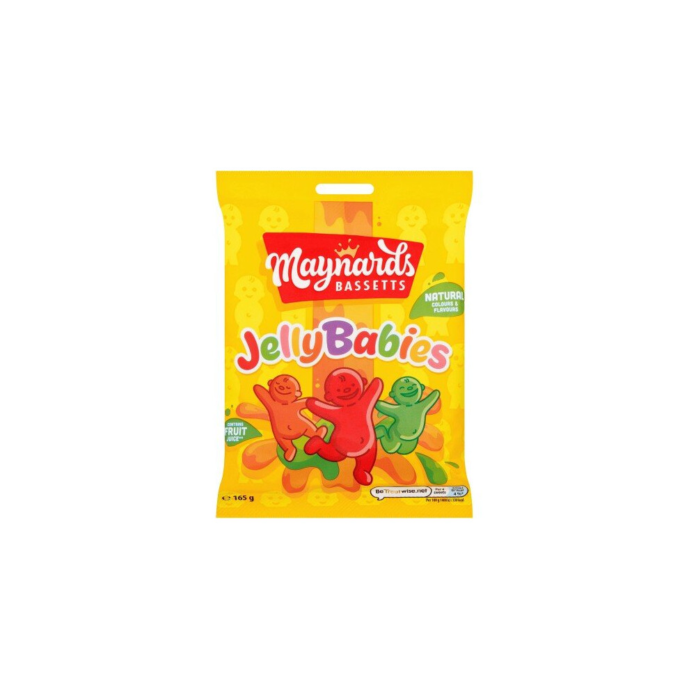 Maynards Bassetts Jelly Babies 165g (Pack of 12)