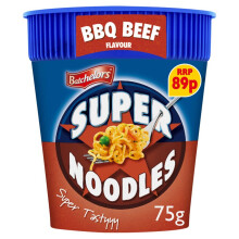 Batchelor's Super Noodles BBQ Beef Flavour 75g (12 Pack)