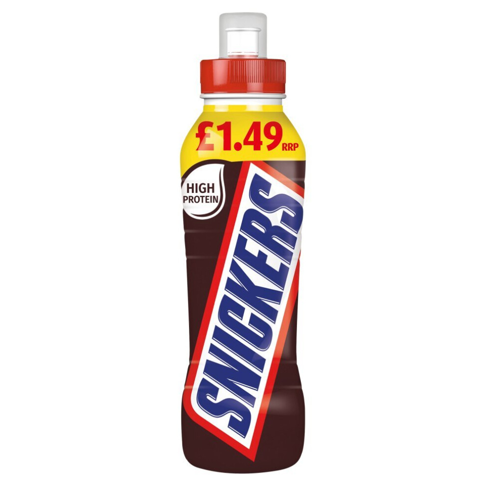 Snickers Shake Flavoured Long Life Milk 350ml (Pack of 8)