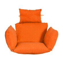 (Orange) Rattan Swing Patio Garden Weave Hanging Egg Chair Wcushion In Or Outdoor Pad