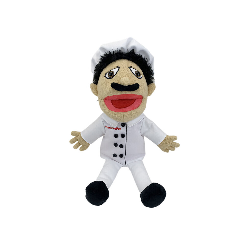 Cheff Hand Puppet (Chef, 50cm/19.69in) Jeffy Chef Junior Cartoon Hand Puppet Plush Toy ...