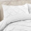 HomeSpace Direct Pin Tuck Balmoral Duvet Cover Set White Double 2