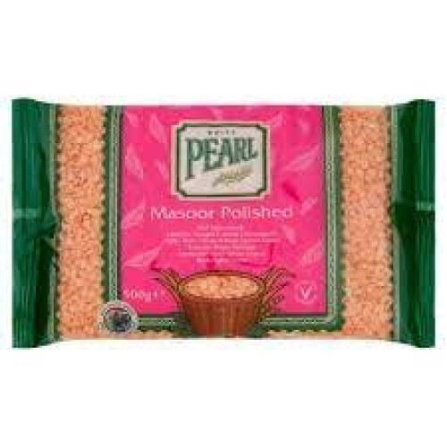 White Pearl Red Split Lentils 500g (Pack of 4) 2