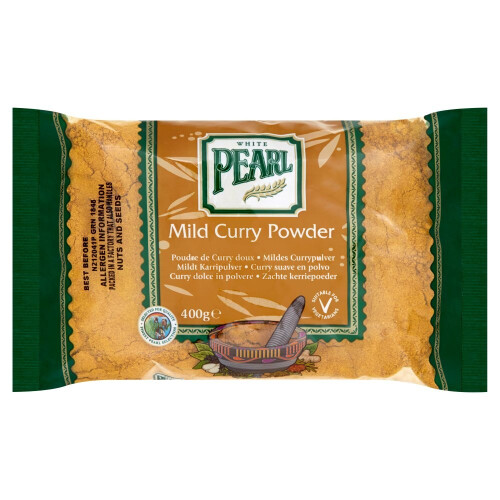 White Pearl Mild Curry Powder 400g (Pack of 1) 1
