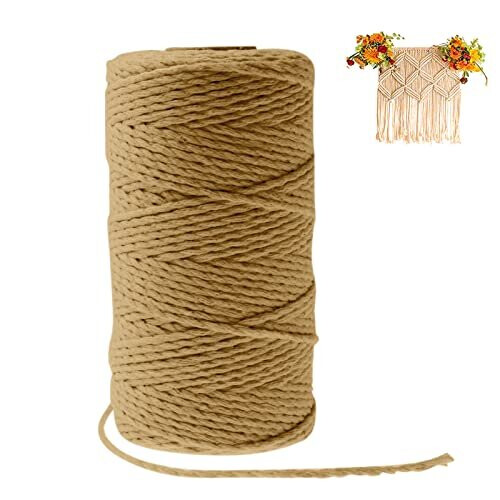 Jaspond 20 Colours Macrame Cord 2mm?100m, Butchers Cooking String 2 ...