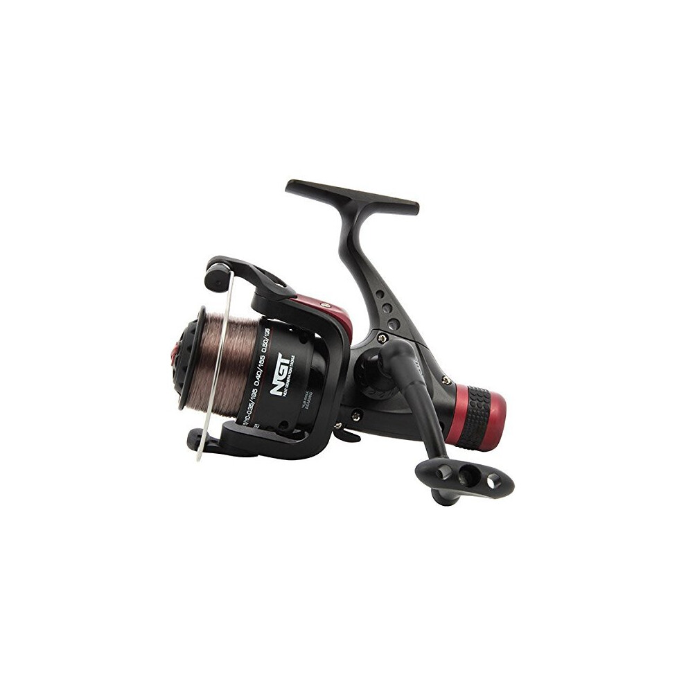 NGT CKR50 Coarse Fishing Reel with 8lb Line, Black