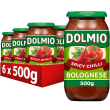 Dolmio Bolognese Chilli Pasta Sauce 500g (Pack of 6)