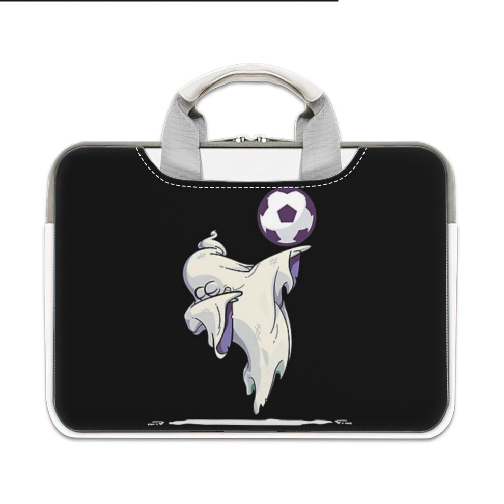 Photos - Travel Bags  Laptop Sleeve Funny Football Soccer Mom Fan Ghost Game Carrying Case Bag Compatible with MacBook Mac Pro Air Sams(17? inch)