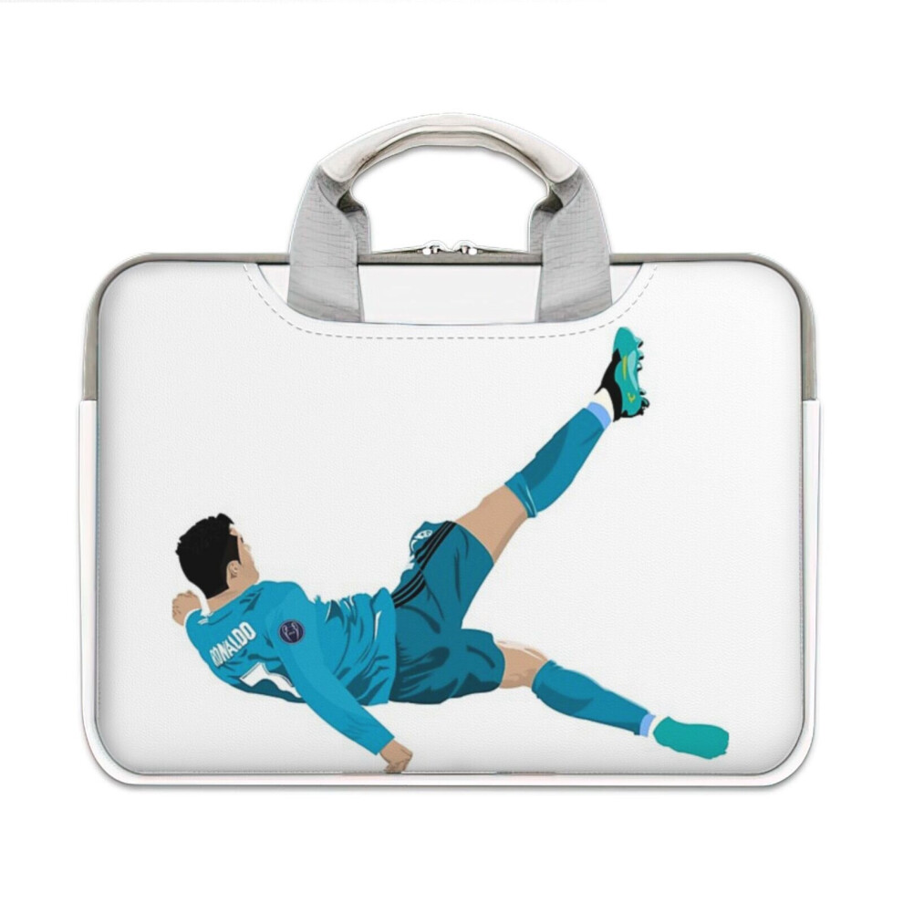 (15-15.6? Inch) Laptop Sleeve Cristiano Ronaldo Bicycle Kick Carrying Case Bag Compatible With Macbook Mac Pro Air Samsung Asus Dell Acer Hp 4961739565450