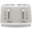 Black + Decker BLACK+DECKER BXTO20080GB 4 Slice Plastic Toaster, Grey 2