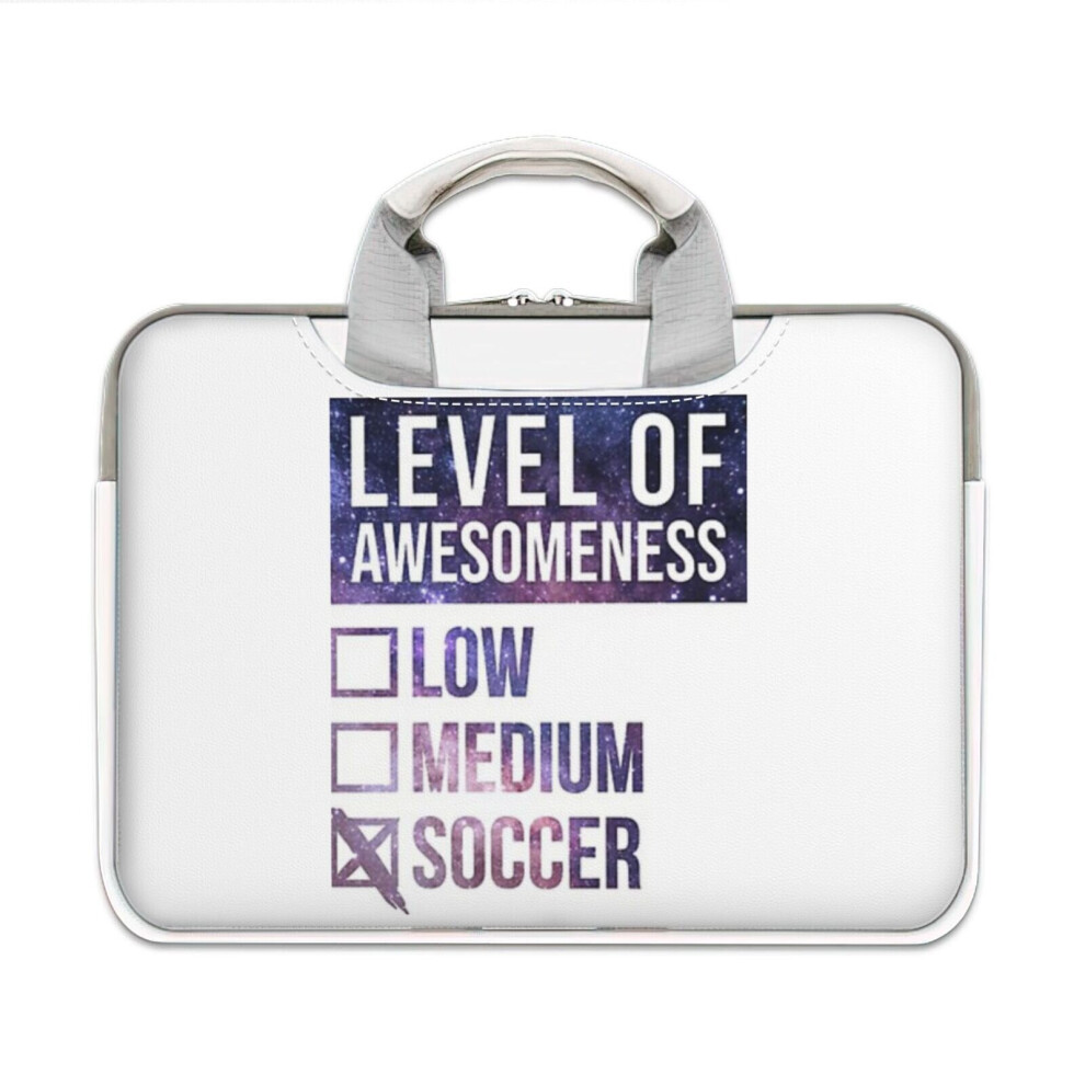Photos - Laptop Bag  Laptop Sleeve Soccer Funny Art Level Of Soccer Carrying Case Bag Compatible with MacBook Mac Pro Air Samsung Asus(14? inch)