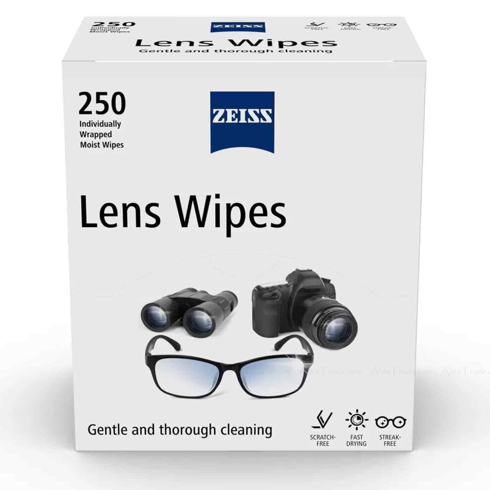 Zeiss Lens Wipes Pack 250