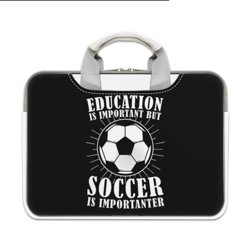 (15-15.6? Inch) Laptop Sleeve Soccer Carrying Case Bag Compatible With Macbook Mac Pro Air Samsung Asus Dell Acer Hp 4961739586219