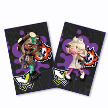 (2pc New Cards) 20Pcs New Splatoon 1 2 3 Universal AMIIBO Mini Cards for Nintendo Switch WII U New3ds XL