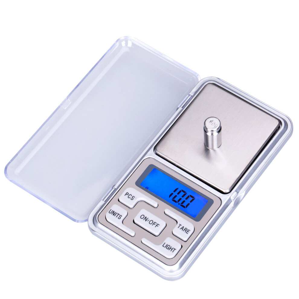 Pocket Digital Scales Jewellery Gold Weighing Mini LCD 0.1g 500g Grams