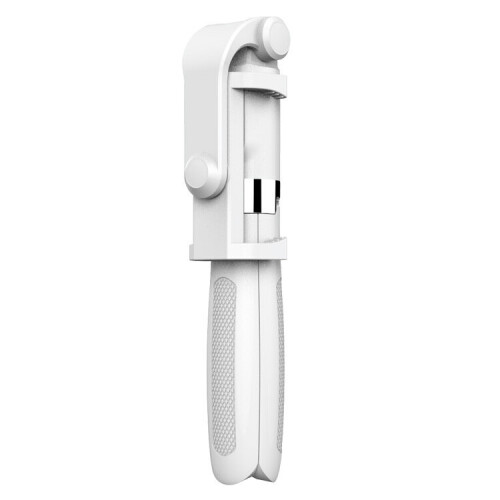 (White) Multitaction Extendable Handheld Selfie Self Stick Monopod Tripods Bluetooth Remote
