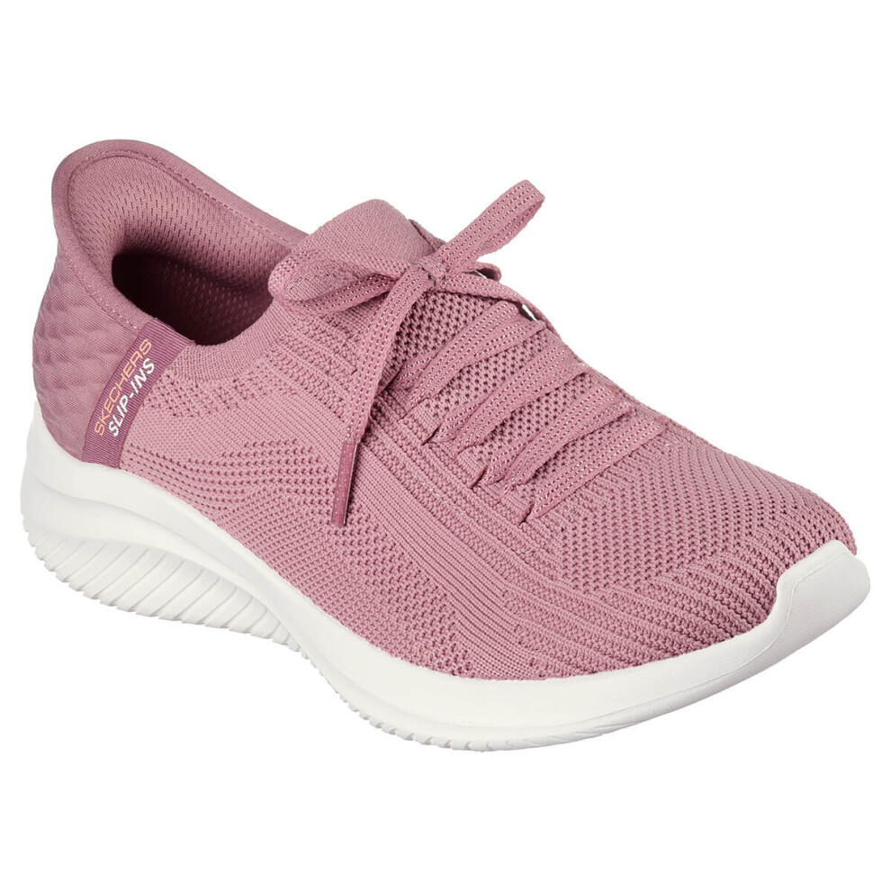 (UK 6.5, Mauve) Skechers Womens 2023 Ultra Flex 3.0 Brilliant Path Vegan Memory Foam Trainers