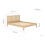 Birlea Double Rattan Bed Frame Brown Oak Birlea Croxley 4FT6 Double 135cm 8