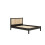 Birlea King Size Rattan Bed Frame Black Birlea Croxley 5FT King 150cm 1