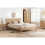 Birlea Double Rattan Bed Frame Brown Oak Birlea Croxley 4FT6 Double 135cm 2