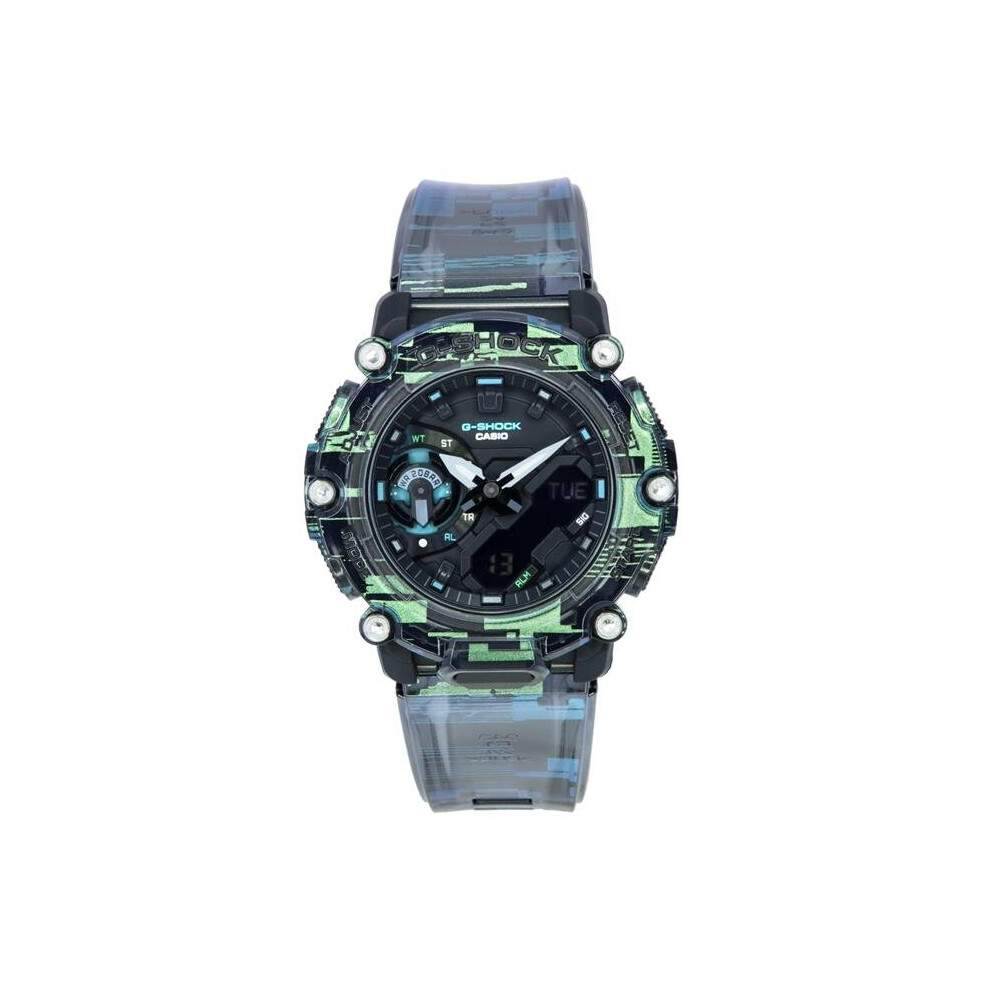 Casio GA-2200NN-1A G-Shock Naughty Noise Analog Digital Quartz 200M Mens Watch, Blue