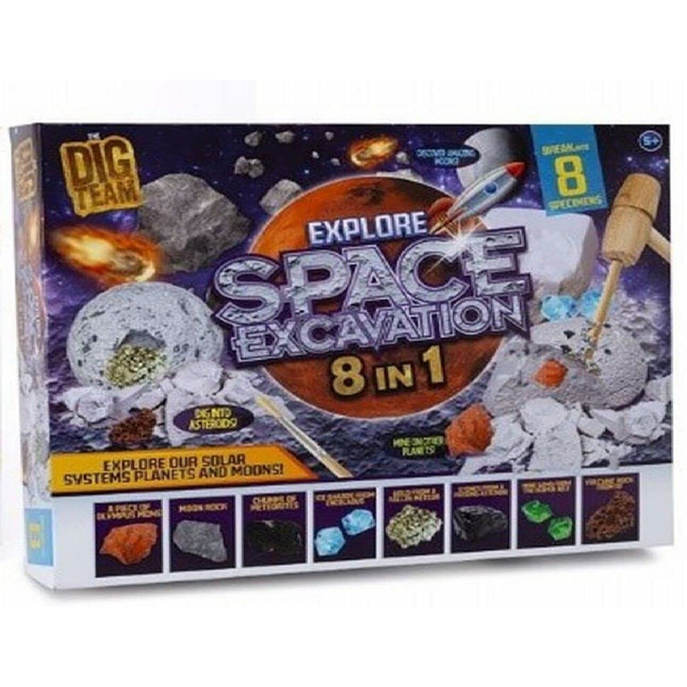 8 In 1 Explore Space Excavation Kit