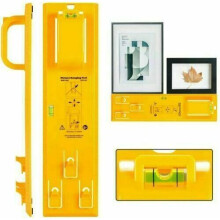 Frame Hanger Picture Wall Hanging Easy Tool Photo Hanging Kit Level Ruler Decor