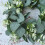 Artificial Topiary Wreath Eucalyptus Leaf Door Hanging Garland Wedding Decor 13" 3