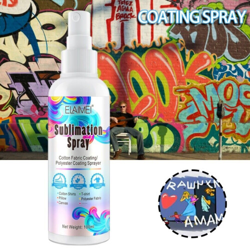 100 ml Sublimationsbeschichtung/Spray für Baumwollgewebe & Polyester & Baumwolle 1