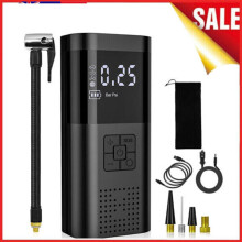Electric Air Compressor Inflator Tire Pump Bicycle Bike Rechargeable
