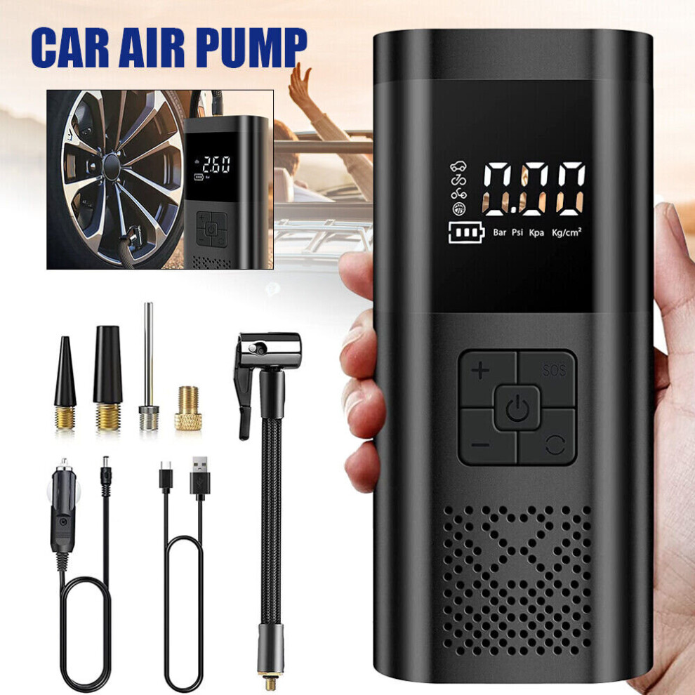 150PSI Digital Air Compressor Pump Van Car Tyre Football Inflator 12V