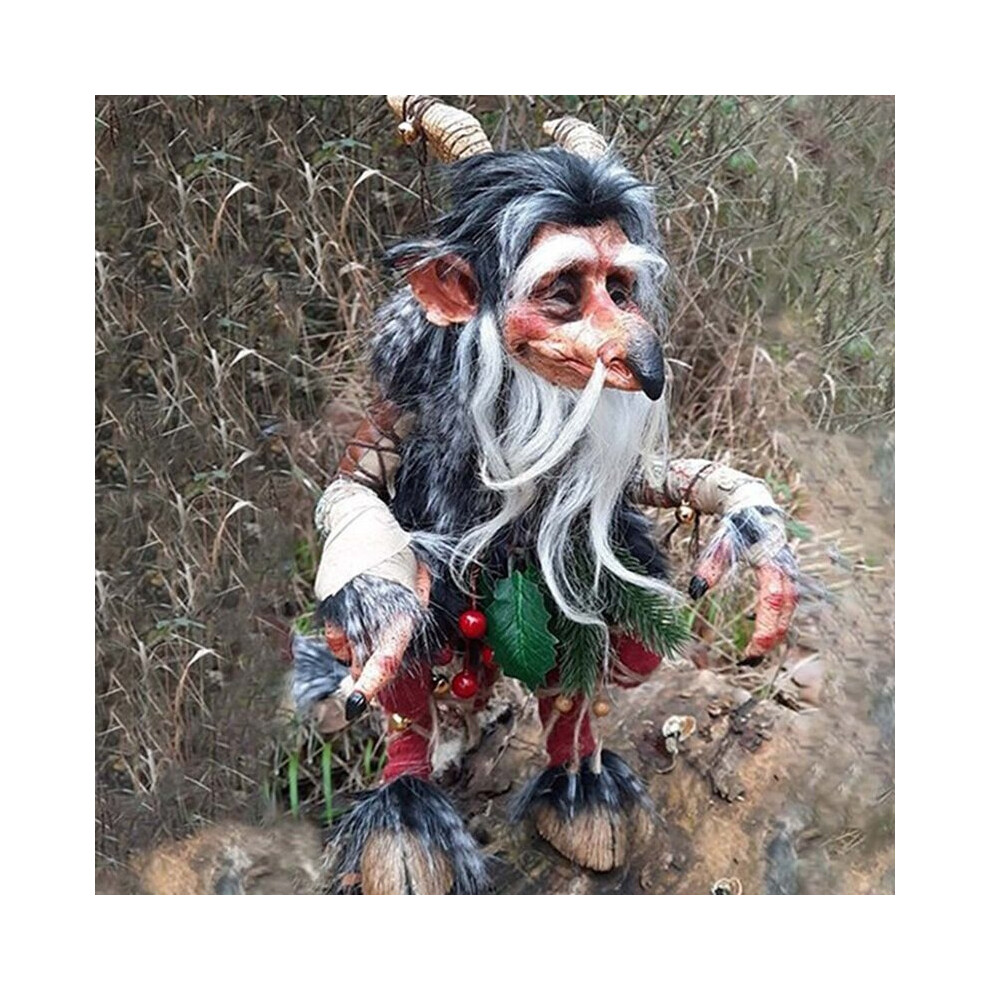 Skesrjtop (H04) Garden Great Elf Ornament Gothic Vintage Halloween Sculpture Resin Goblin Character