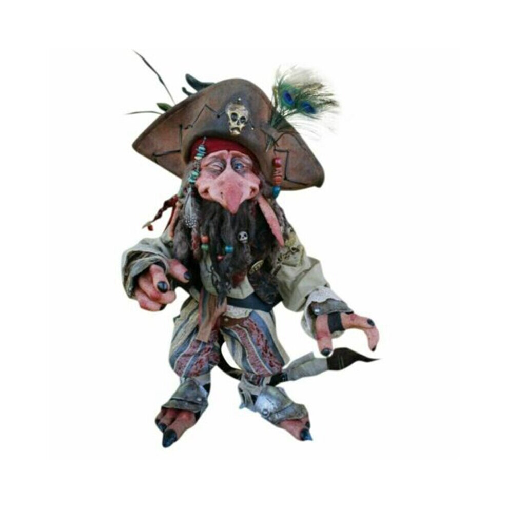 Skesrjtop (H01) Garden Great Elf Ornament Gothic Vintage Halloween Sculpture Resin Goblin Character
