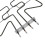 Hotpoint Grill Element Whirlpool Hotpoint Indesit Oven Twin Heating Element C00573030 4