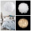 White Feather Shade Droplight Lamp Hanging Ball Bedroom LED Ceiling Light 30CM 4