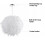 White Feather Shade Droplight Lamp Hanging Ball Bedroom LED Ceiling Light 30CM 5