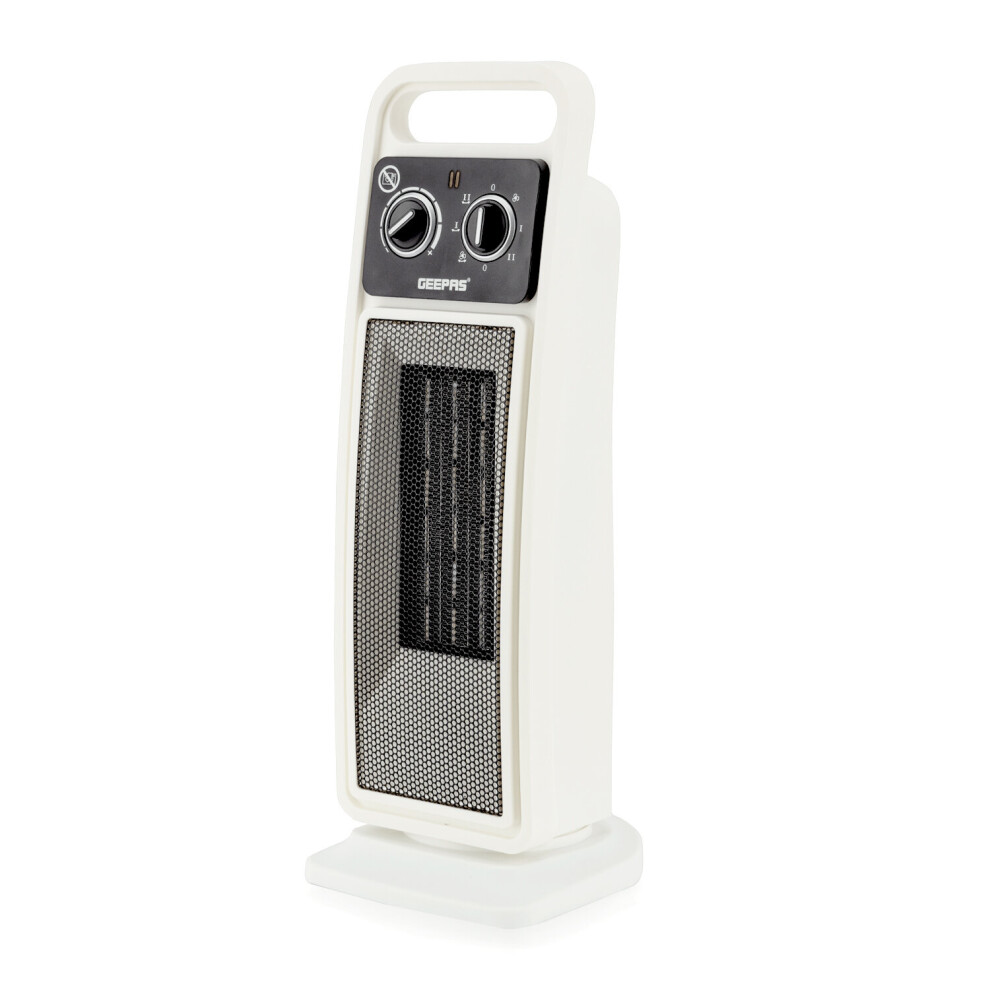 Geepas Mini Ceramic Heater 2000W for Desks Automatic Oscillation