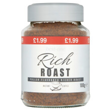 Best-One Rich Roast Instant Coffee 100g (Pack of 8)