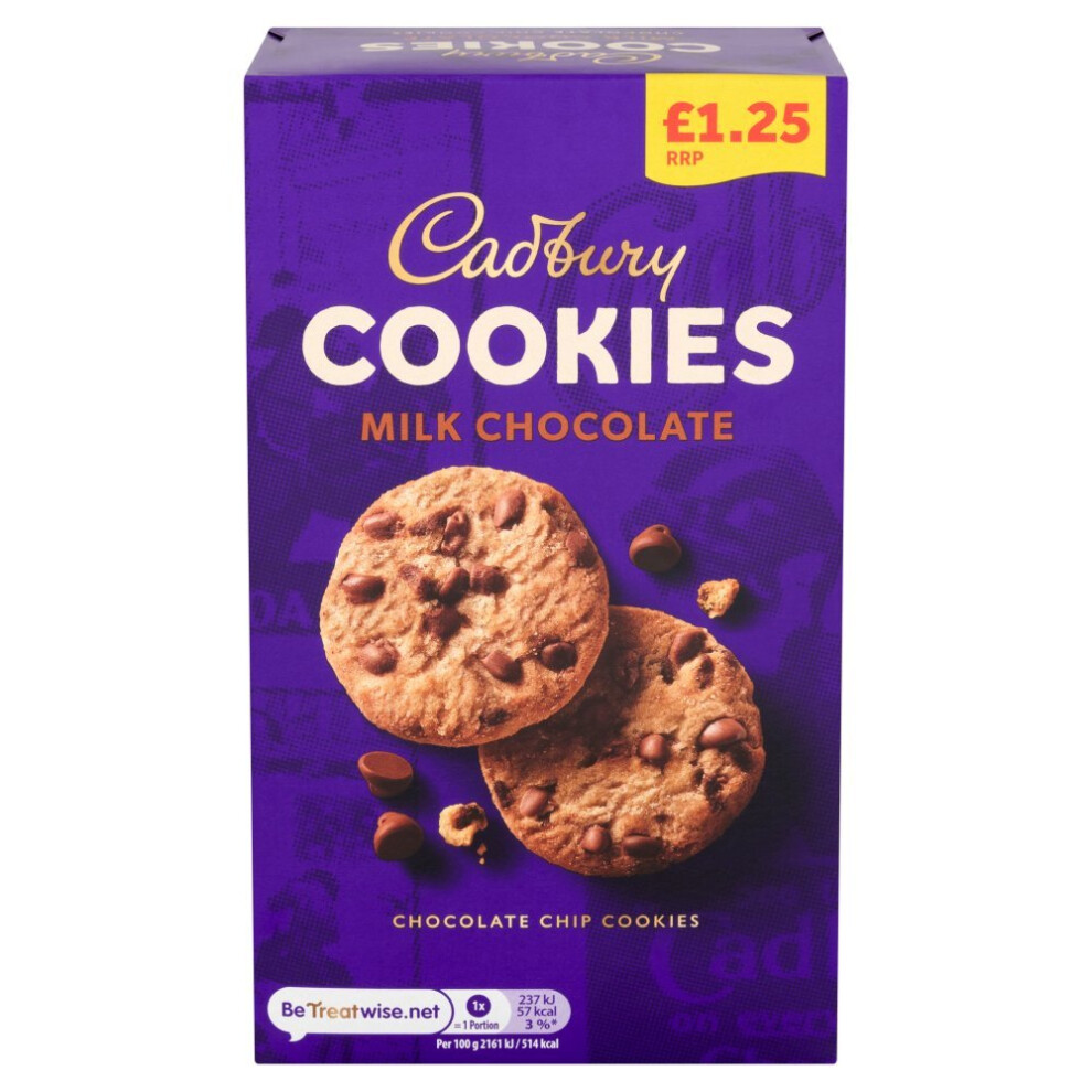 Cadbury Cookies Milk Chocolate 150g ( 6 Pack )