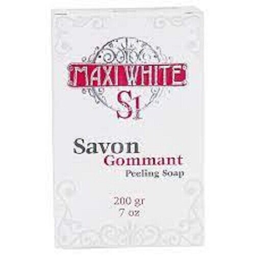Maxi White S1 Savon Gommant Peeling Soap 200g