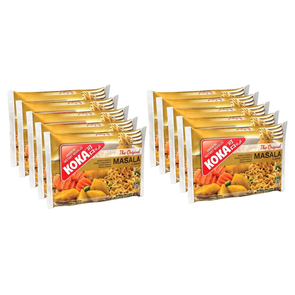 (Pack of 10) Masala Flavour Oriental Style Instant Noodles -85g