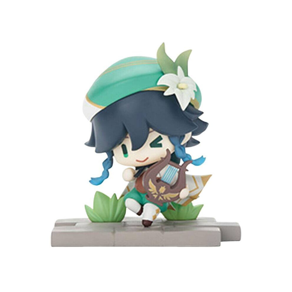 (Venti) Genshin Impact Game Figure Toy Pvc Doll Ornament Desktop Decor Child Kids Gift