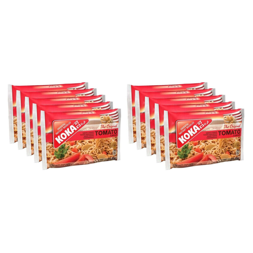 (Pack of 10) Tomato Flavour Oriental Style Instant Noodles -85g