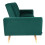 Living And Home Modern Velvet 3 Seater Sofa Bed Recliner Couch 8