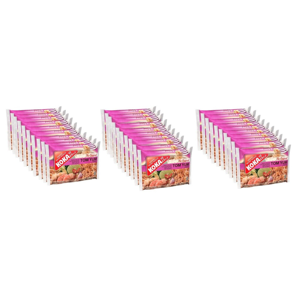 (Pack of 30) Tom Yum Flavour Oriental Style Instant Noodles 85g