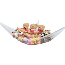 Stuffed Animal Net or Hammock, Toy Storage for Baby Kids Children, Nursery Organizer Hanging Holder Wall Corner Bedroom